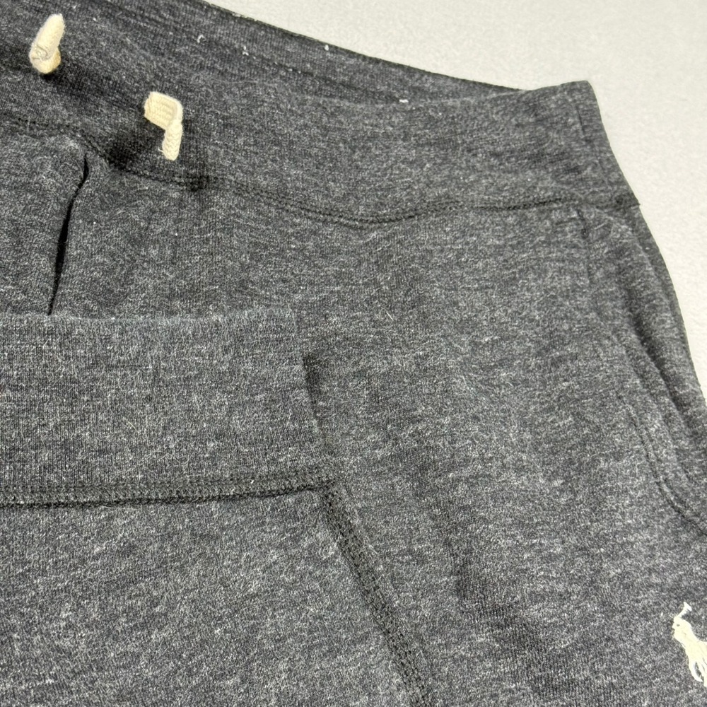 Polo Ralph Lauren Mens Fleece Joggers Charcoal Gray Heather Pony Logo Size Large